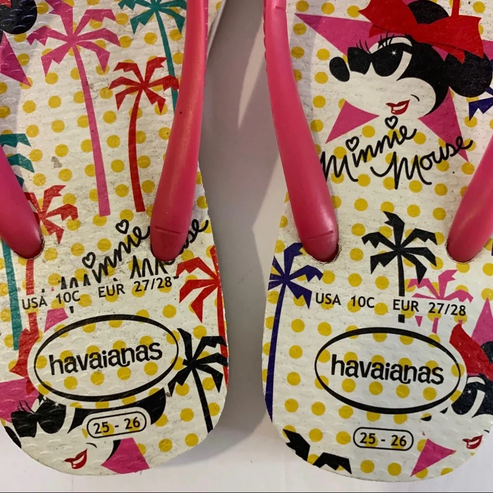 Havaianas Disney Minnie Mouse Flip Flops